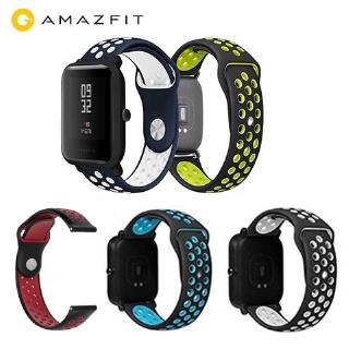 ซอฟท์ซิลิโคนวงเปลี่ยนสายสำหรับ Xiaomi Huami Amazfit Bip บิตก้าวเยาวชน