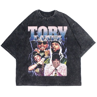 เสื้อยืดแขนสั้น พิมพ์ลาย TORY LANEZ ขนาดใหญ่ ล้างทําความสะอาดได้