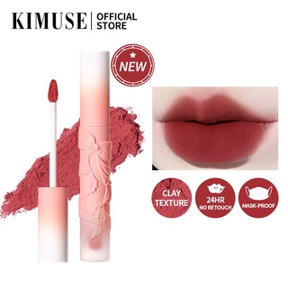 Kimuse ลิปสติกเนื้อแมทกํามะหยี่ติดทนนาน