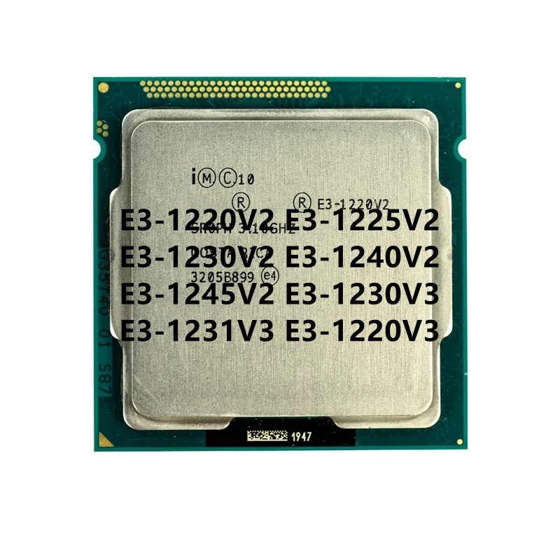 สวิตช์บ้าน E3-1250V2 E3-1230V2 E3-1240V2 E3-1220V2 E3-245V2 E3-1230V3 E3-1231V3 E3 LGA 1155 CPU โปรเ