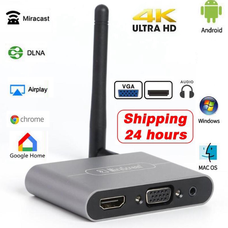 Mirascreen X6W Plus Wireless HDTV Dongle Adapter Miracast Airplay DLNA Mirror Screen HDMI-เข้ากันได้