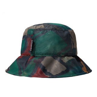 SLUM LTD - STUSSY BLOCK PRINT MESH BUCKET HAT Multi