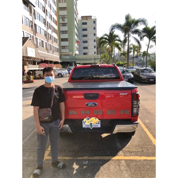 ผ้าใบปิดท้ายรถกระบะ Ford Renger 4 ประตู 4 คาน
