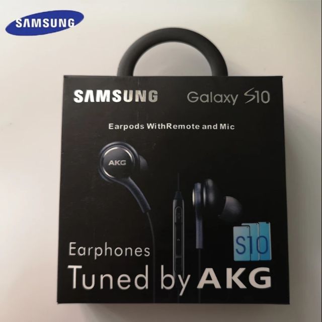 Samsung หูฟัง AKG EO-IG955 3.5 มม.พร้อมไมโครโฟนสำหรับ Samsung Galaxy S10 S9 S8 S7 S6 S5 s4 HUAWEI สมาร์ทโฟน