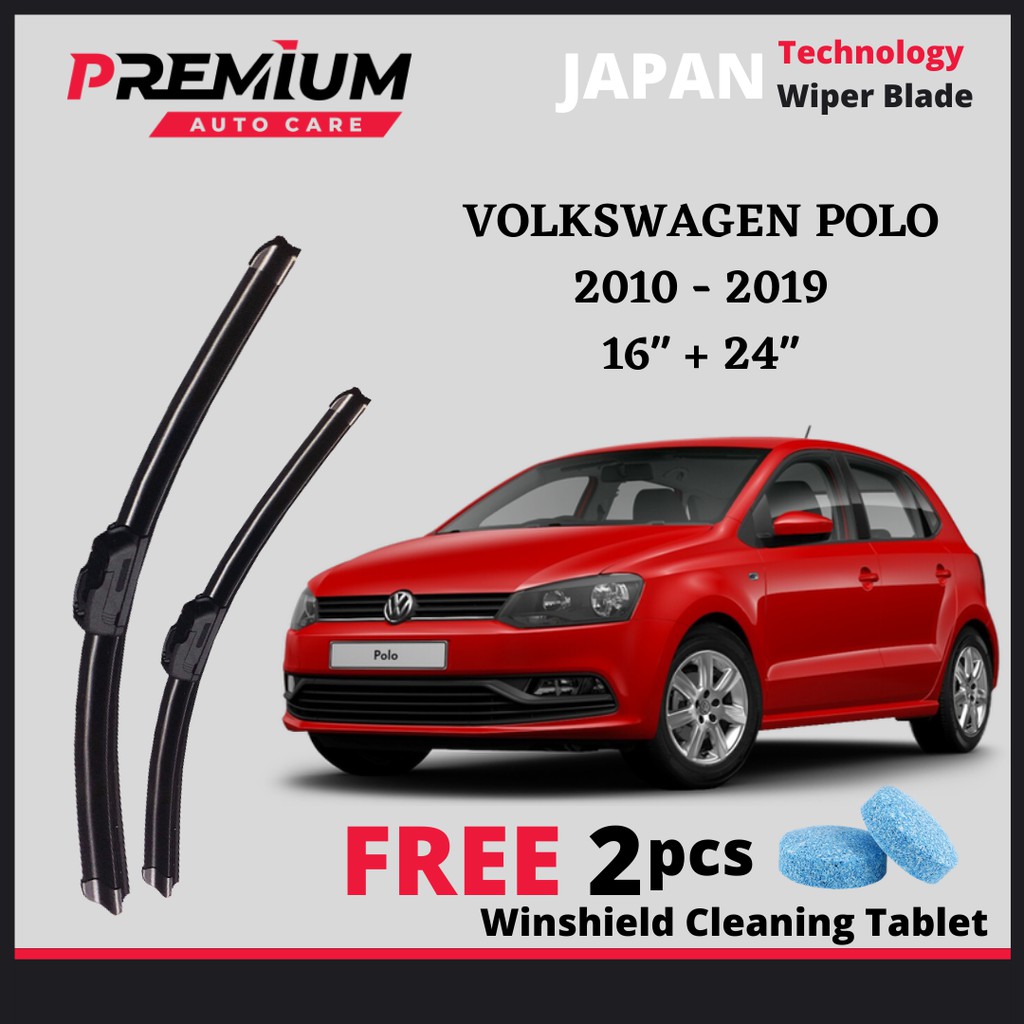 VOLKSWAGEN POLO SEDAN HATCHBACK [2010-2019] PREMIUM WIPER BLADE JAPAN TECHNOLOGY WIPER BLADE WINDSCR