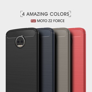 เคสซิลิโคน Motorola MOTO Z2 Force อ่อนนุ่ม TPU คุ้มครองกันกระแทก กรณีโทรศัพท์