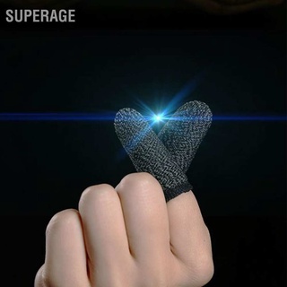 [คลังสินค้าใส]Superage ปลอกสวมนิ้วมือ กันลื่น ระบายอากาศ สําหรับเล่นเกม