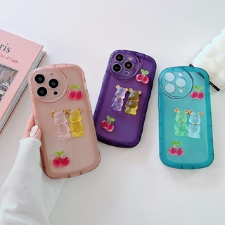 เคสโทรศัพท์มือถือแบบนิ่ม ใส ลายหมีคริสตัล สําหรับ redmi note9 9pro 9S redmi note10 10pro 10S note11 11pro 11S redmi note10 5G