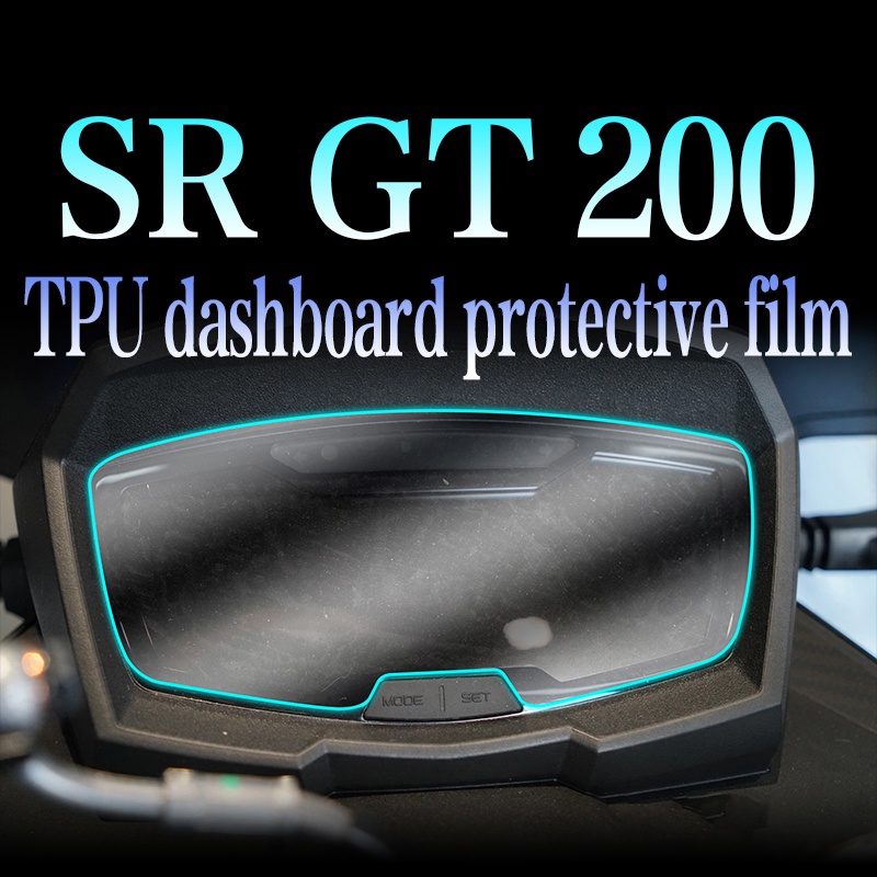 สําหรับ Aprilia SR GT 200 125 2022 รถจักรยานยนต์ โปร่งใส TPU ไฮดรอลิก แข็ง เครื่องมือฟิล์มกระจกมองหลัง ฟิล์ม