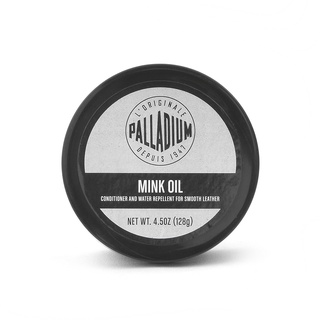 PALLADIUM MINK OIL มิงค์ออยล์ ไขปลาวาฬ บำรุงขัดเงารองเท้าหนังเรียบ 128g.