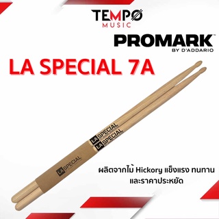 ไม้กลอง Promark LA Special 7A ผลิตจากไม้ HICKORY แข็งแรง ราคาประหยัด