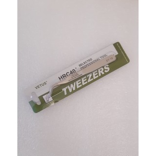 แหนบ VETUS TWEEZERS  ปลายแหลมโค้ง ขนาด 11 ซม.สำหรับงานซ่อมโน๊ตบุ๊ค