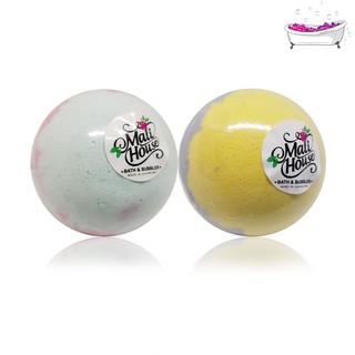 สบู่แช่ตัว Bath Bomb บาธบอม สบู่สปาสำหรับแช่ในอ่าง 2 กลิ่นX150g Cherry Blossom,Black Ras.&amp; Vanilla