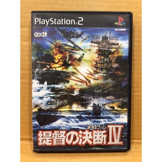 แผ่นแท้ [PS2] Teitoku no Ketsudan IV (Japan) (SLPM-62145 | 62518) 4 P.T.O. IV Pacific Theater of Operations