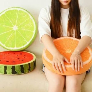 เบาะรองนั่ง รูปผลไม้ทรงกลม🍊🍉