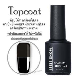 ราคาTopcoat gel ท็อปโค้ทเจล เคลือบใส สีทาเล็บเจล NATURE 6ml