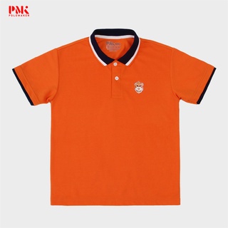 เสื้อโปโลเด็ก Summer Collection สีส้ม   ​​ ​KTK001 - PMK  Polomaker