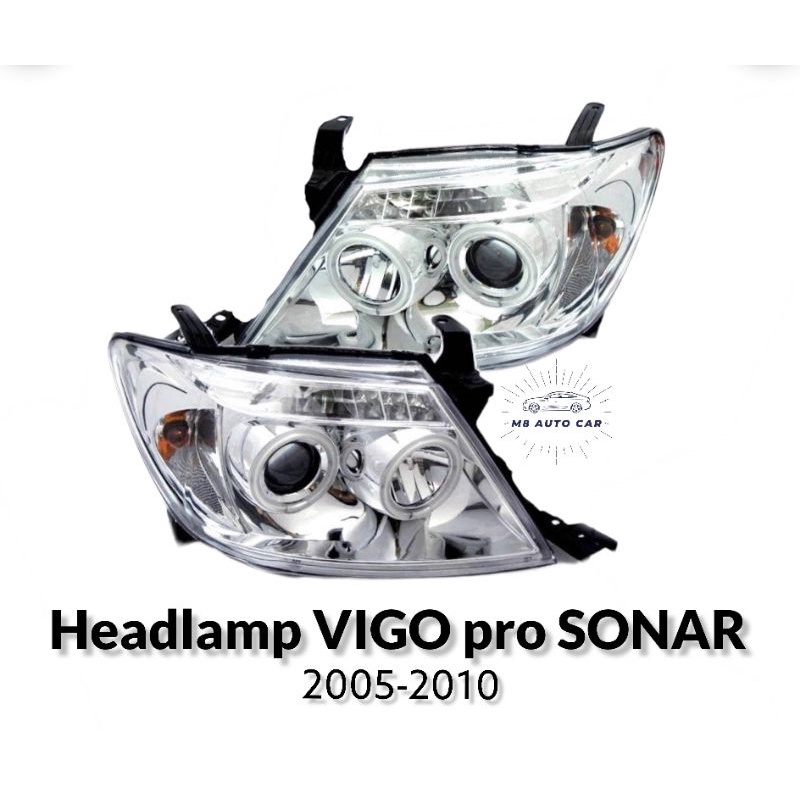 ไฟหน้า vigo VIGO 2005 2006 2008 2010 ไฟหน้าแต่ง โตโยต้า วีโก้ โปรเจคเตอร์ headlamp toyota hilux vigo