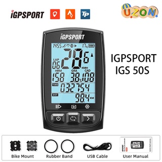 Igpsport IGS50S GPS นาฬิกาจับเวลาดิจิทัล IPX7 ไร้สาย กันน้ํา ANT+ IGS50E สําหรับขี่จักรยาน