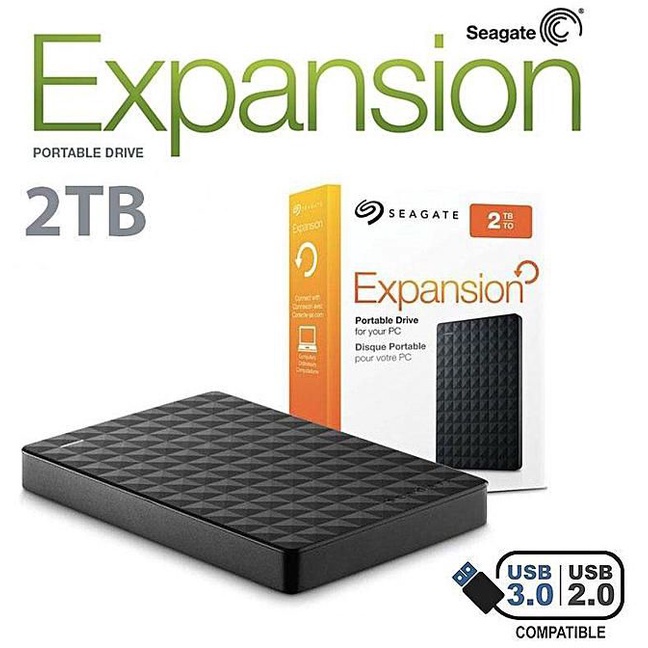 Seagate1TB 2TB USB3.0 External Hard Drive