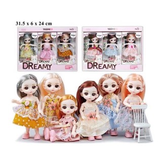 พร้อมส่ง 🎉👸🏼👰🏻ตุ๊กตาตาลูกแก้ว Dreamy Bay ยี่ห้อ Fairy care ของแท้!!