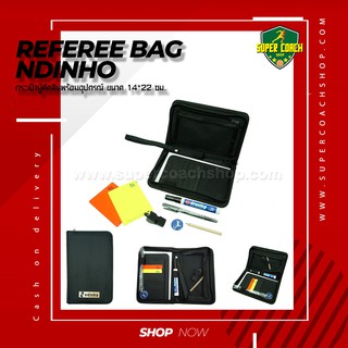 Referee Bag Ndinho กระเป๋าอุปกรณ์ผู้ตัดสิน/กระเป๋าผู้ตัดสินฟุตบอลกระเป๋าฟุตบอลมืออาชีพสำหรับอุปกรณ์ผู้ตัดสินกีฬาแบบพกพาก