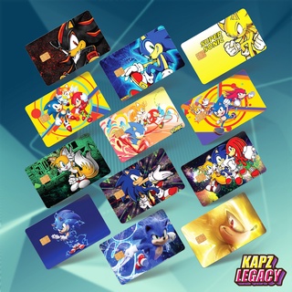 สติกเกอร์การ์ดธนาคาร KapzLegacy Super Sonic Anime ATM Debit Credit TnG Cards Chip สําหรับติดตกแต่ง