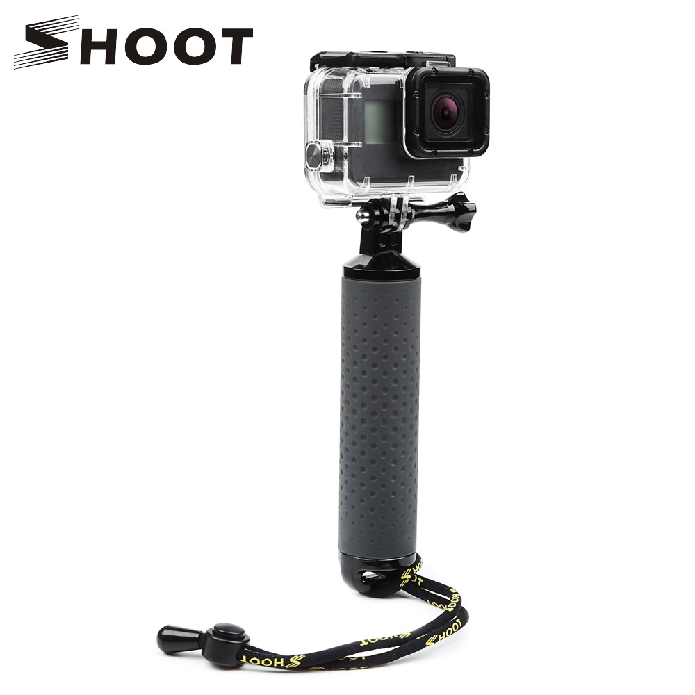 Shoot มือจับลอยน้ํา กันลื่น กันน้ํา สําหรับกล้อง GoPro Hero 10 9 8 Lite H9r Insta360 Go 2