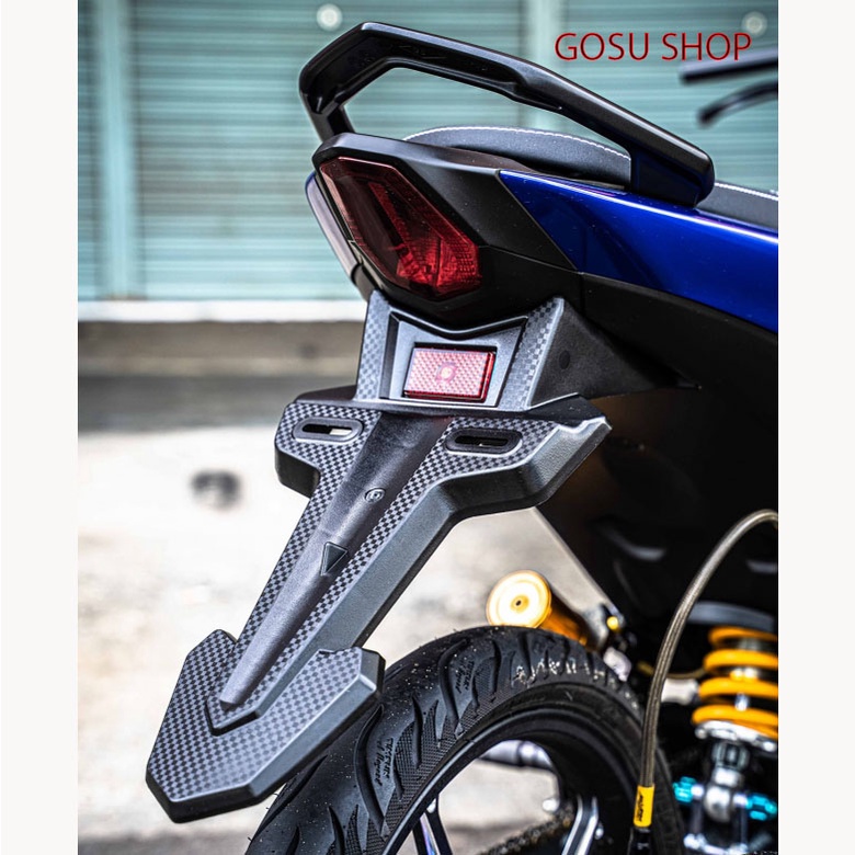 บังโคลน Fz ติดตั้งบน Ex 155 - Exciter ทนทานและสวยงาม ป้องกันการขูดล้อ