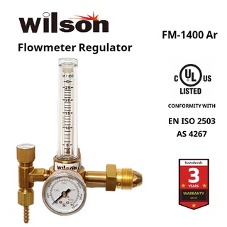 เกจ์อาร์กอน/เกจ์ปรับแรงดันแก๊ส Argon Wilson FM-1400-15FL/AR สำหรับอุตสาหกรรมทั่วไปมาตรฐาน USA