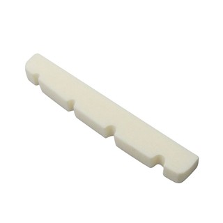 Pre-slotted Flat Bottom Bone Bass Nut for 4 String Fender PB JB Precision Bass Jazz Bass,