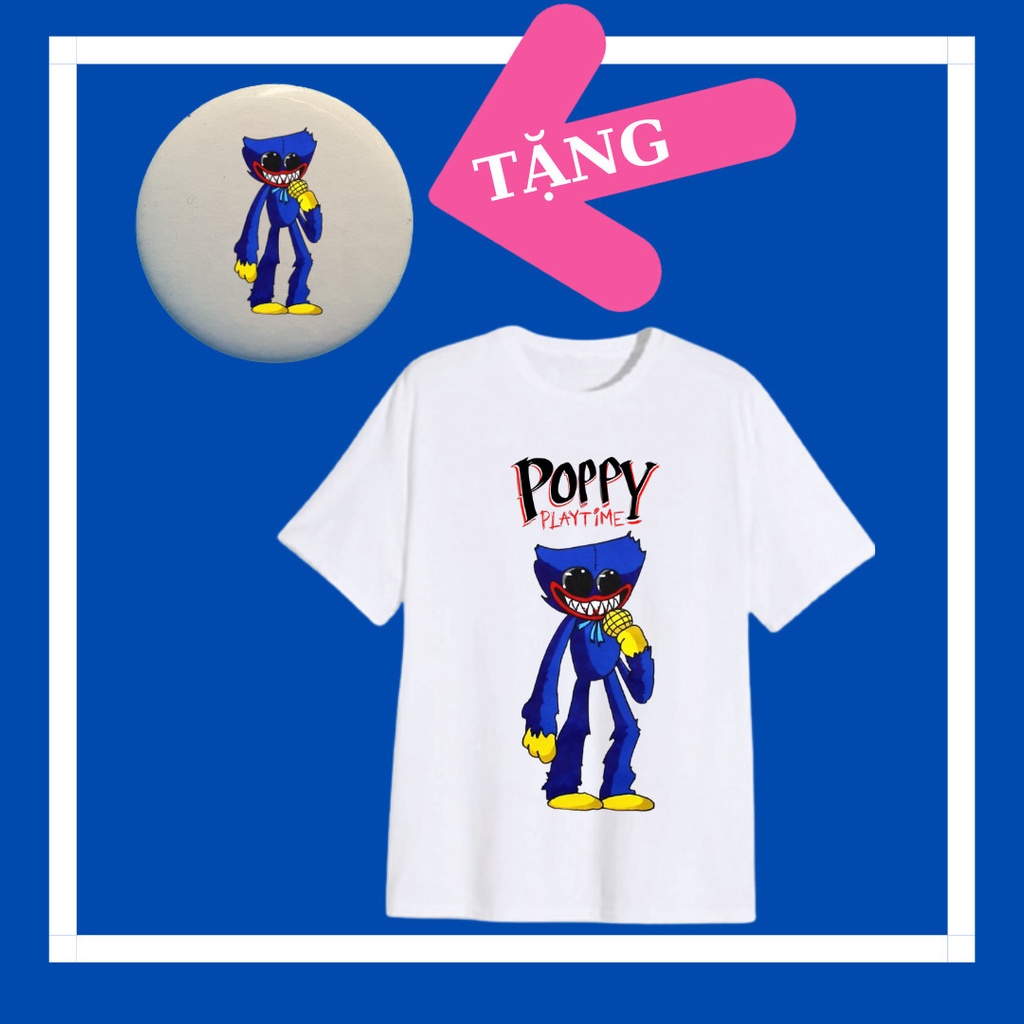 เสื้อยืดเด็ก Huggy Wuggy Wuggy สุดเท่ คอกลม แขนสั้น ทุกขนาด ป้าย Huggy Wuggy สําหรับเด็กชายและเด็กหญ