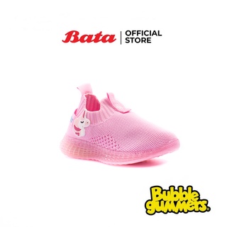 Bata บาจา ยี่ห้อ Bubble Guumers รองเท้าผ้าใบ รองเท้ากีฬา สนีคเคอร์ รองเท้าเด็กเล็ก ช่วงอายุ 2-3 ปี สำหรับเด็กผู้หญิง รุ่น Hope สีชมพู 1595032