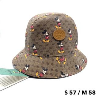 GUCCI Mickey Bucket Hat ของแท้ 100% [ส่งฟรี]