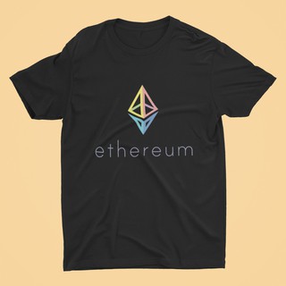 [S-5XL] เสื้อบิทคอยน์ เสื้อ Bitcoin เสื้อ Cryptocurrency ลาย ethereum 🙌