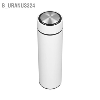 B_uranus324 500ML Vacuum Thermal Cup Stainless Steel Hot Water Bottle with Tea Leak for Outdoor Travel