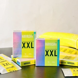 Hayashi XXL Condom Size 56 mm. ถุงยางอนามัยฮายาชิ เอ็กซ์เอ็กซ์แอล ขนาด 56 มม.