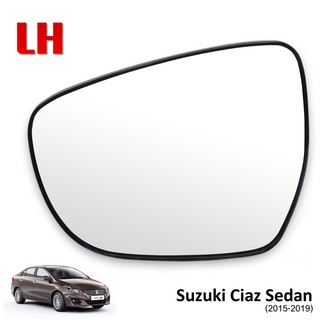 แผ่น แผ่นกระจกข้าง เลนส์กระจกมองข้าง ซ้าย Lh ของแท้ 1 ชิ้น สำหรับ ซูซูกิ เซียส Suzuki Ciaz Sedan 2015 2016 2018 2019