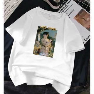 เสื้อเชิ้ตโอเวอร์ไซซ์ ลาย Lee Jinki PhotoS-5XL