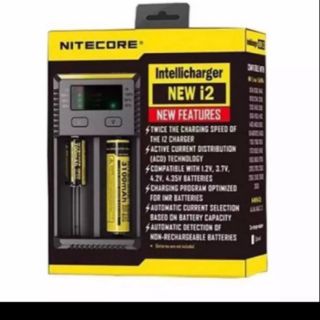 แท่งชาร์จถ่านอัจฉริยะ Nitecore รุ่น New I 2 (สีดำ)