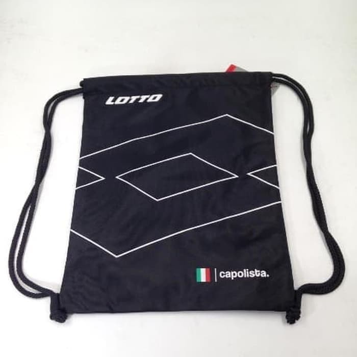 Original Lotto Capolista String Bag กระเป๋ารองเท้าฟุตบอลกีฬาฟุตซอล