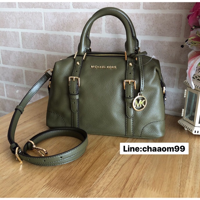 michael kors ginger small duffle satchel leather