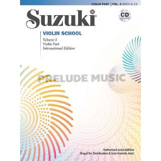 (โค้ดDETFEB30ลด30%) หนังสือเรียนไวโอลิน Suzuki Violin School, Volume 2 (49293)