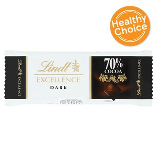 🔥สินค้าขายดี!! ลินด์ เอ็กเซอร์แลนซ์ ดาร์ก 70% โกโก้ ดาร์กช็อกโกแลต 35กรัม Lind Excellence Lance 70% Dark Chocolate Cocoa