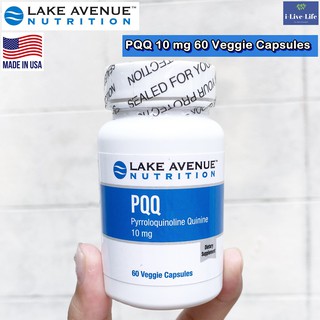 พีคิวคิว PQQ (Pyrroloquinoline Quinone) 10 mg 60 VegCaps - Lake Avenue Nutrition