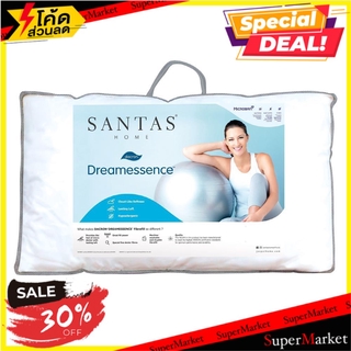 หมอนหนุน SANTAS DREAMESSENCE 19X29 นิ้ว สีขาว หมอนหนุน PILLOW 19X29 DREAMESSENCE WHITE SANTAS