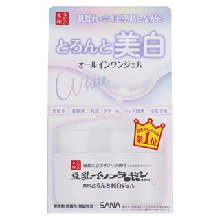 SANA NAMERAKAHONPO WHITENING ALL IN ONE GEL N 100 G / ครีมบำรุงผิวหน้า เพื่อผิวกระจ่าง