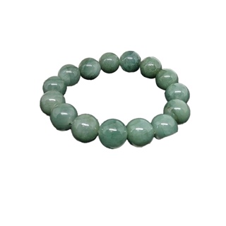 JADE หยกพม่าแท้ เกรดพรีเมี่ยม สีธรรมชาติ ขนาด 12 มม. by siamonlineshop