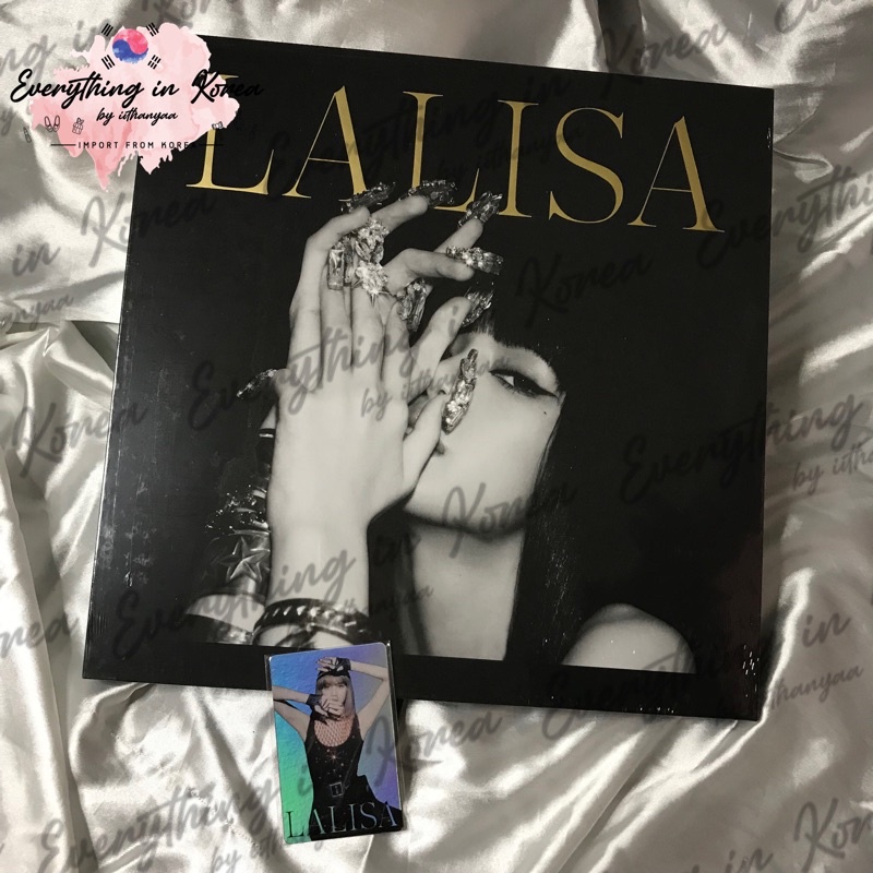 ลุ้นGolden ticket ยังไม่แกะซีล💥แผ่นเสียง  LALISA : LISA FIRST SINGLE VINYL LP LALISA [LIMITED EDITIO