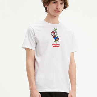 เสื้อยืดชาย ลีวายส์มาริโอ้ LEVI’S® X SUPER MARIO™ คอลเลคชั่นสุดพิเศษ สินค้าลิขสิทธิ์ Levis Men T-Shirt